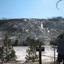 Roaring Mtn., stop, look, & listen! Photo - Yellowstone National Park, Wyoming