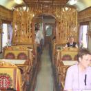 Trans-Mongolian Dining Car Photo - St. Petersburg, Russia 