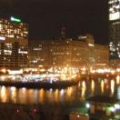 River Front at Midnight Photo - Chicago, Illinois 